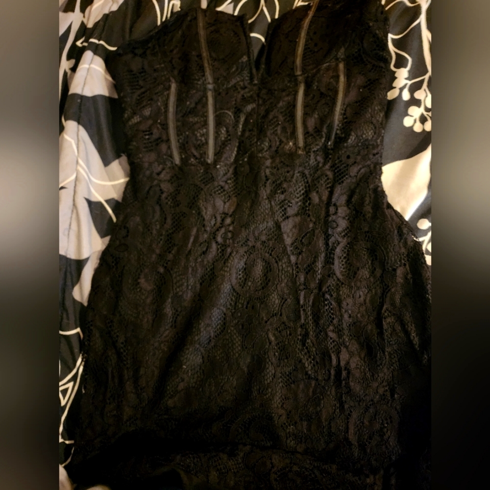 Strapless bodycon dress